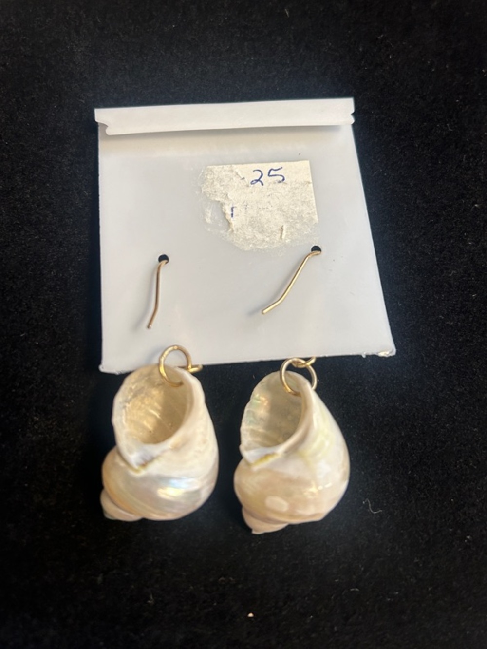 Hypo-Allergenic White Conch Shell Drop Earrings New Beach Summer Accessories - Picture 2 of 2